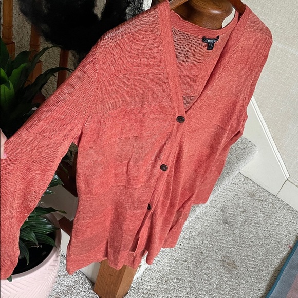 Lafayette 148 New York Organic Hemp Cardigan - Picture 7 of 14